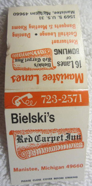 Striketown (Red Carpet Inn) - Matchbook